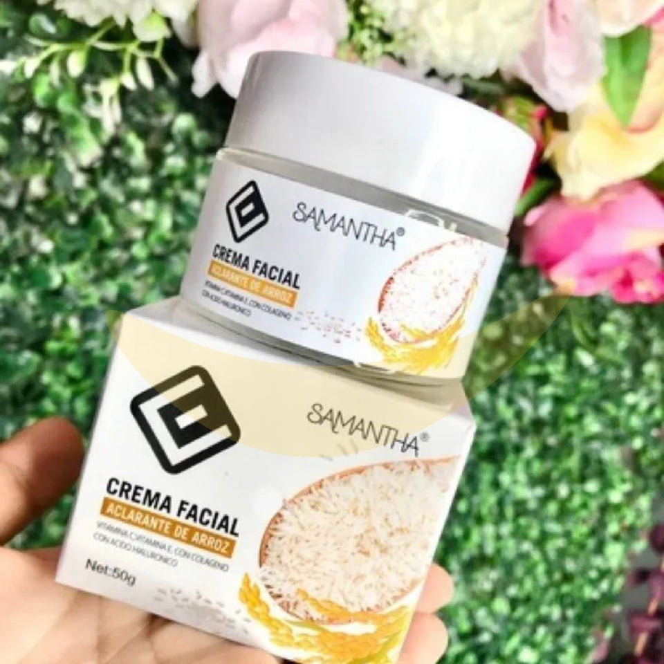 Crema Fácial Aclarante de arroz