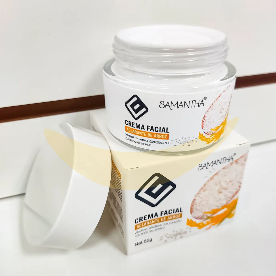 Crema Fácial Aclarante de arroz