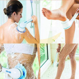 Baño exfoliante con mango largo Exfoliante para la piel y cepillo de masaje