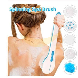 Baño exfoliante con mango largo Exfoliante para la piel y cepillo de masaje