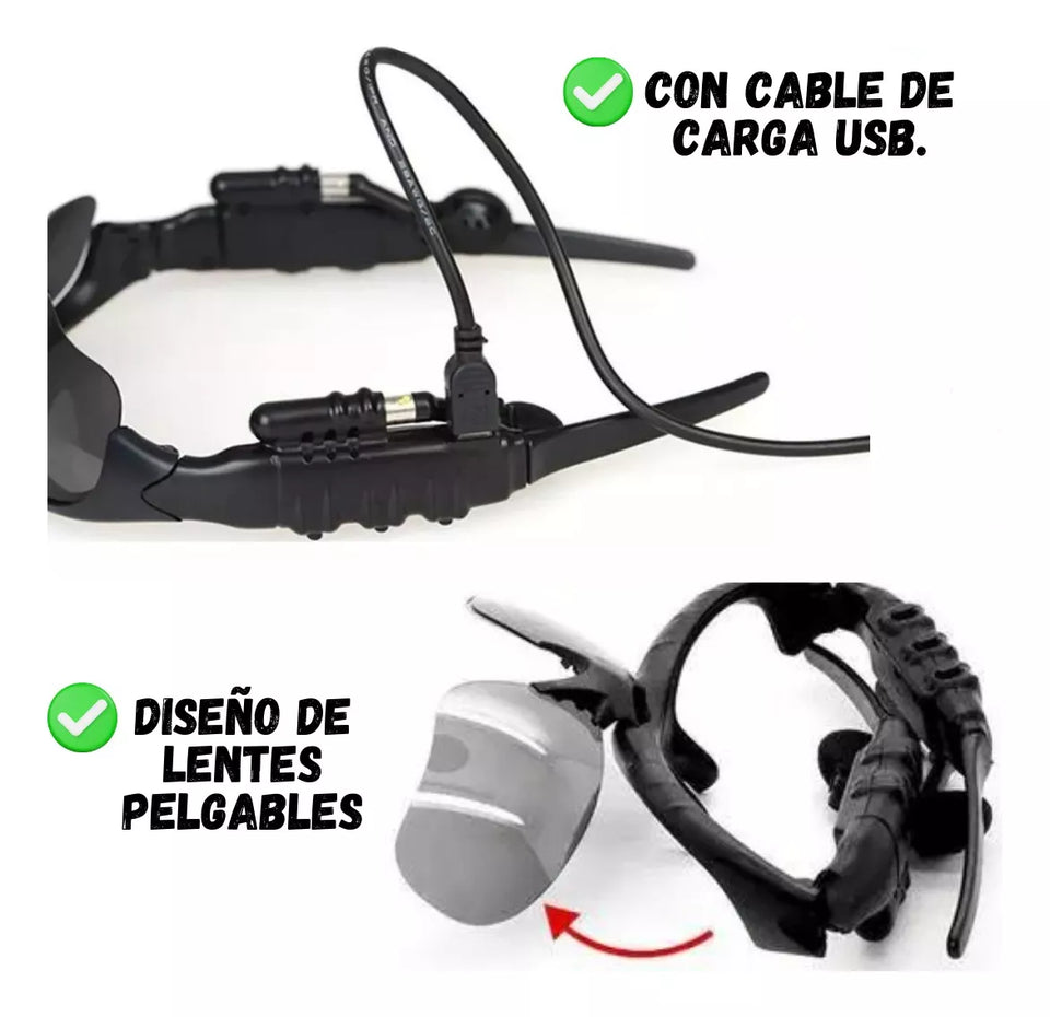 LENTES CON BLUETOOTH